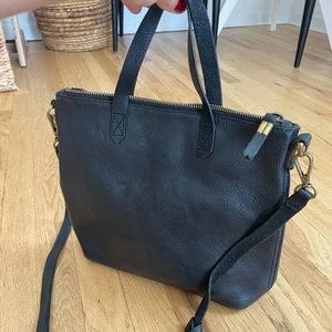 Madewell Zip Top Medium Crossbody Leather Bag